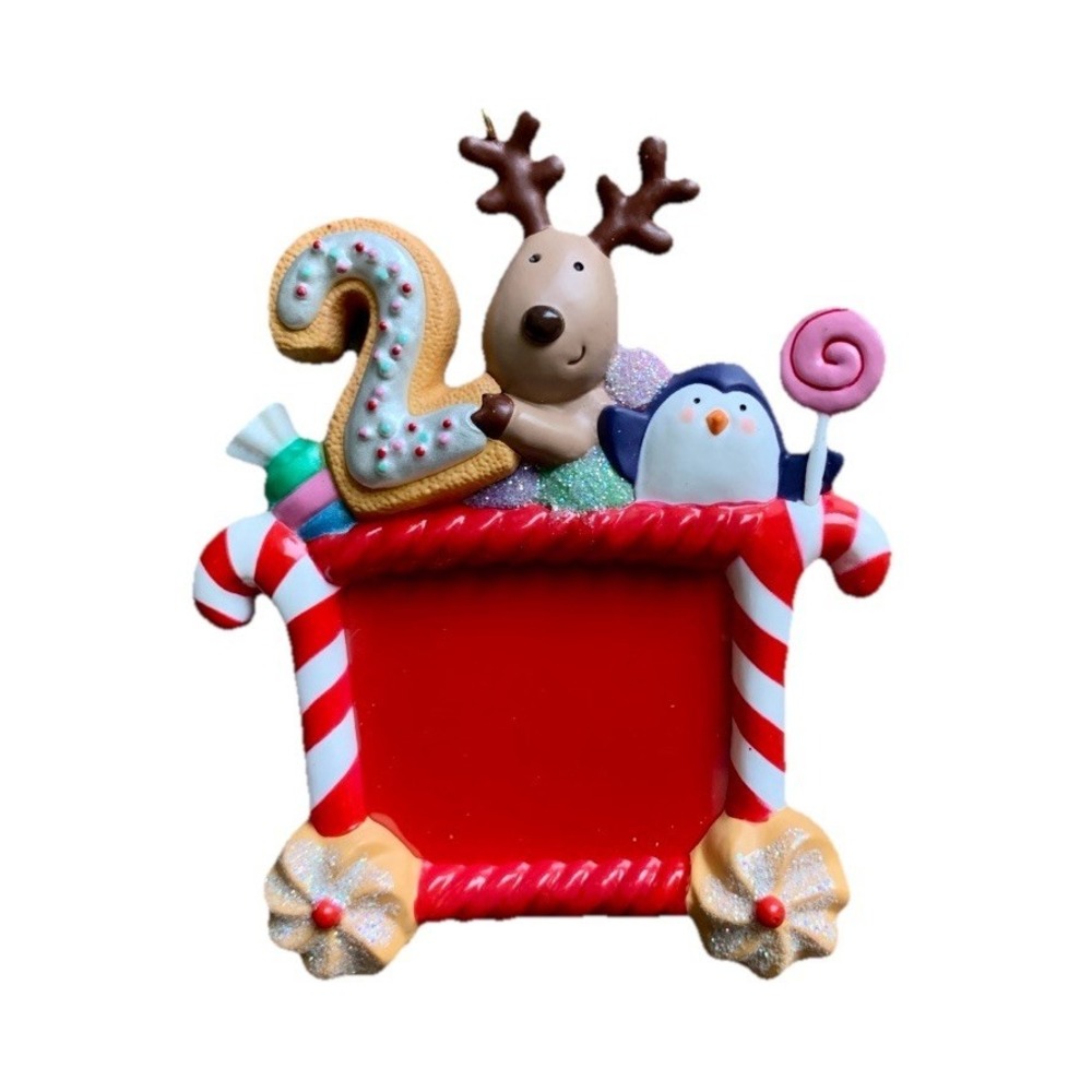 2013 Hallmark Keepsake My Second‎ Christmas Ornament Child's Photo Frame NEW